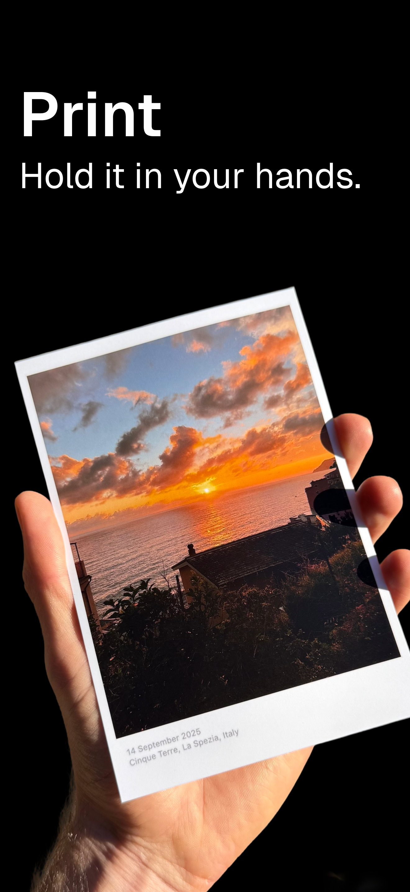 Print — hold it in your hands